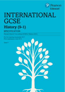International GCSE History: Specification 